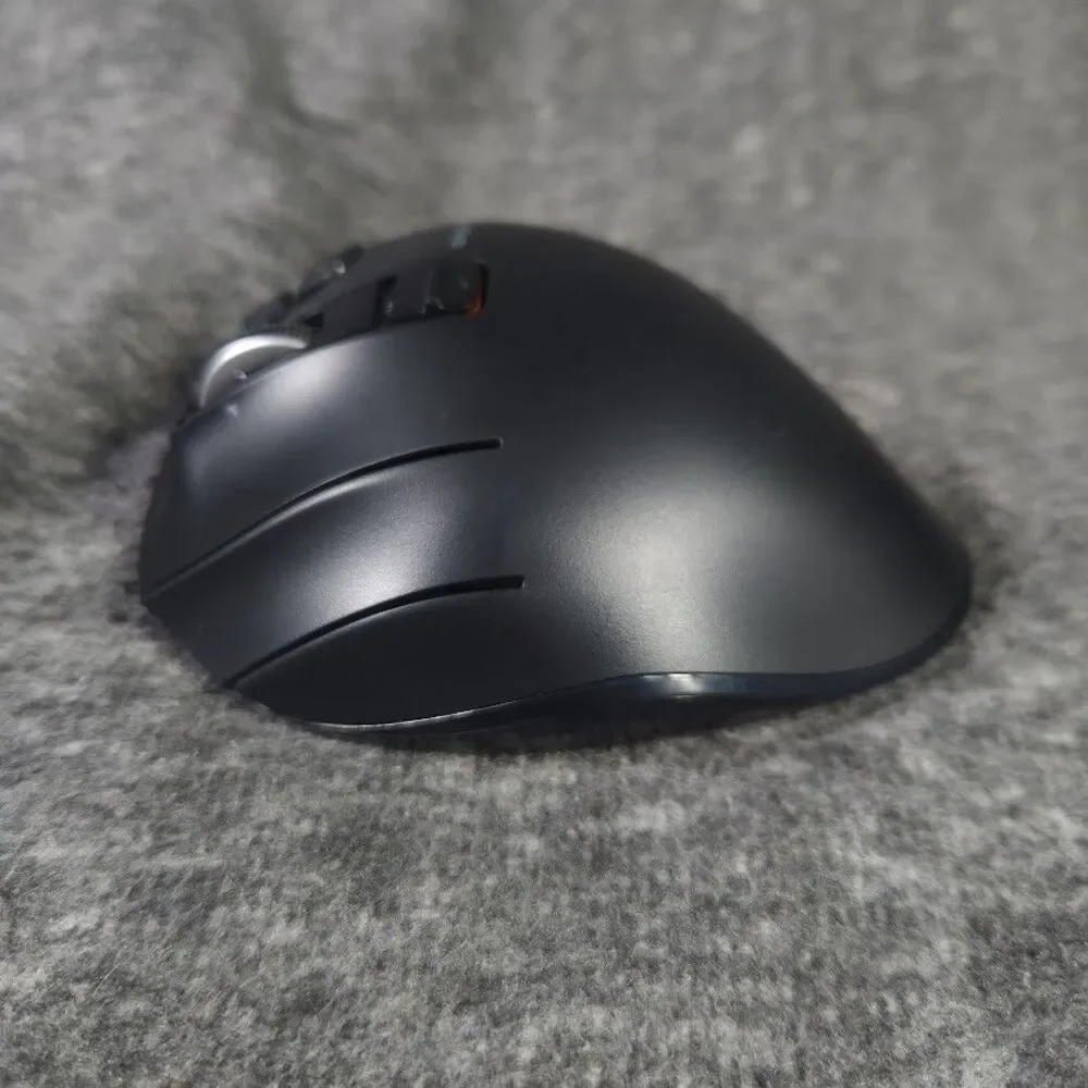 ELECOM EX-G Wired Trackball Mouse M-XT2URBK-G Vgc No Dongle No Battery Cover